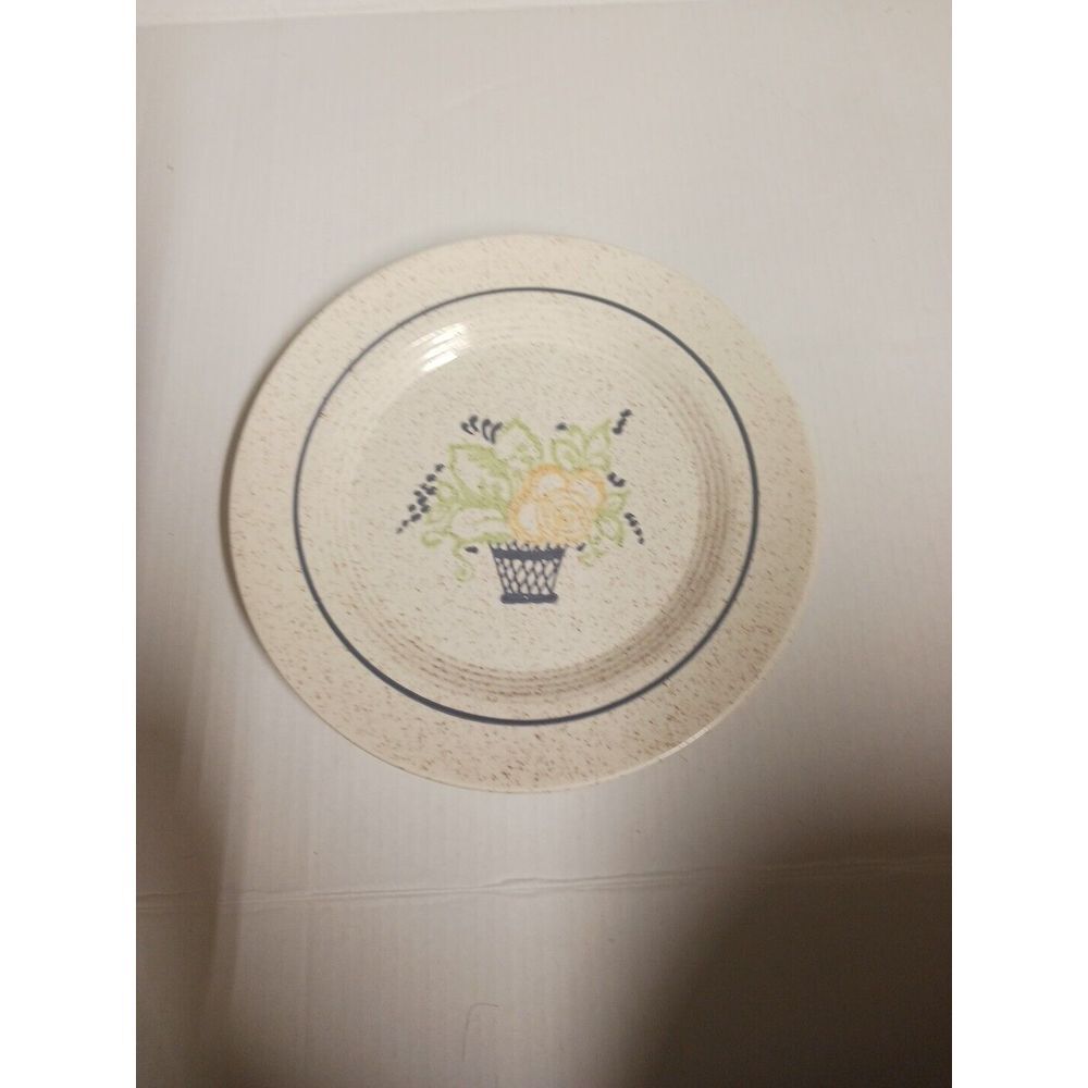 Two‎ Large Plates With Flower Pattern